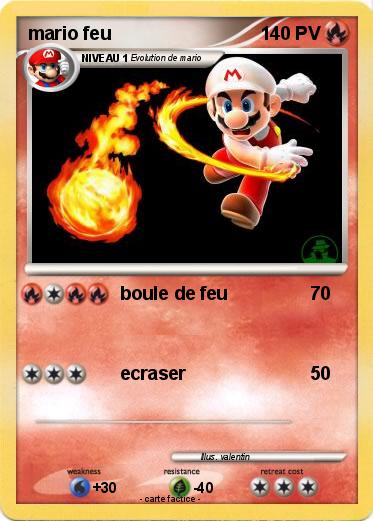 Pokemon mario feu