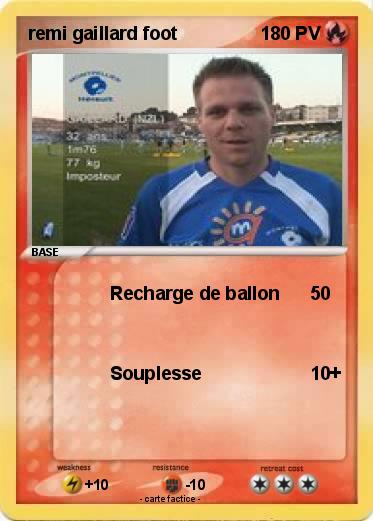 Pokemon remi gaillard foot
