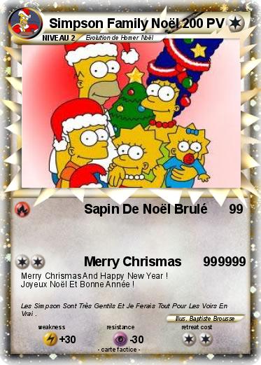 Pokemon Simpson Family Noël