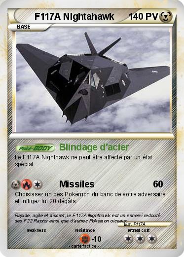 Pokemon F117A Nightahawk