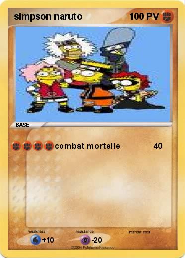 Pokemon simpson naruto