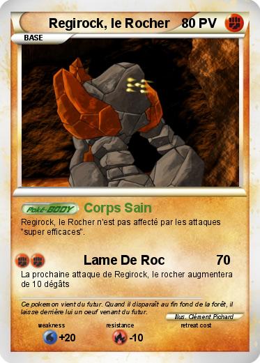 Pokemon Regirock, le Rocher