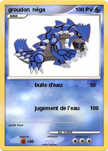 Pokemon groudon  néga