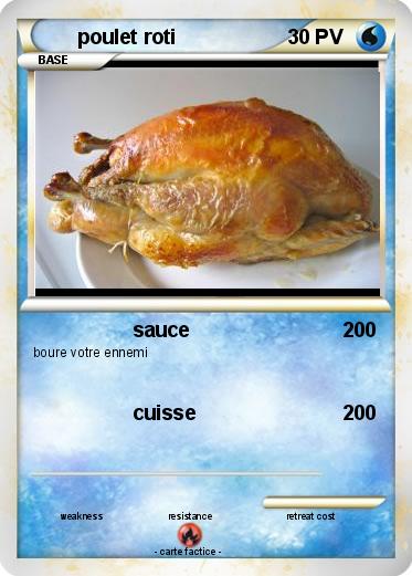 Pokemon poulet roti