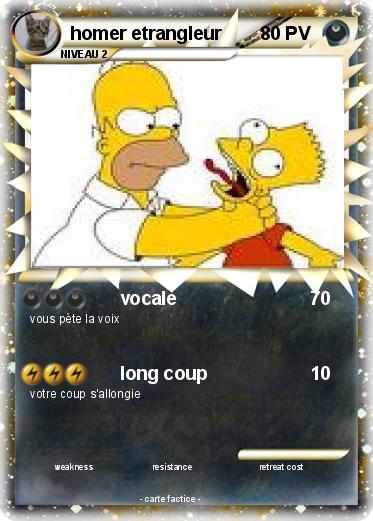 Pokemon homer etrangleur