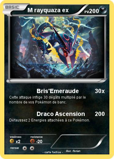 Pokemon M rayquaza ex