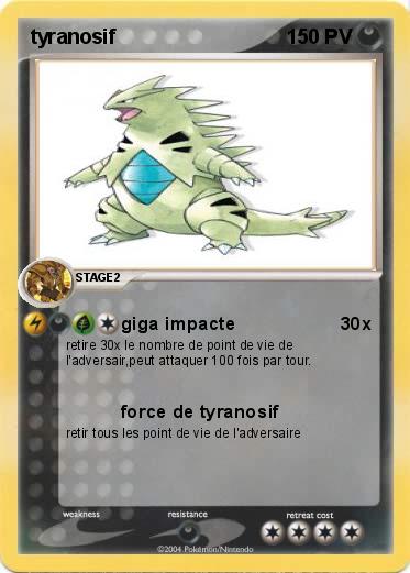 Pokemon tyranosif