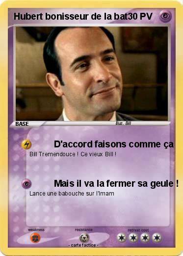 Pokemon Hubert bonisseur de la bat