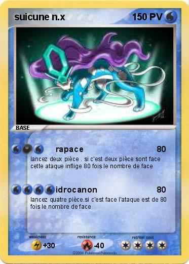 Pokemon suicune n.x