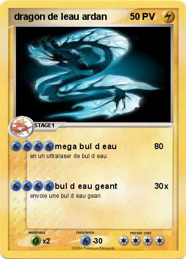 Pokemon dragon de leau ardan