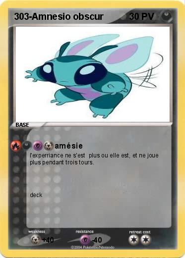 Pokemon 303-Amnesio obscur