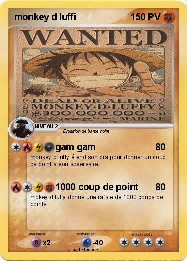 Pokemon monkey d luffi