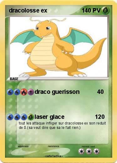 Pokemon dracolosse ex