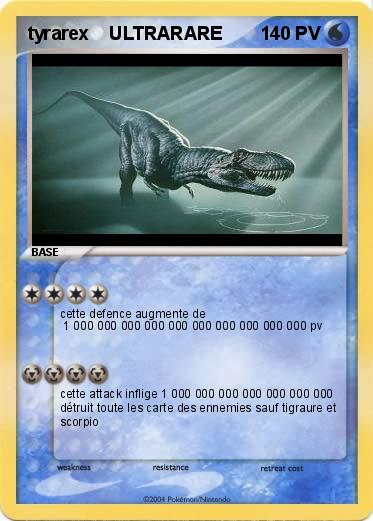 Pokemon tyrarex    ULTRARARE