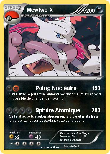 Pokemon Mewtwo X