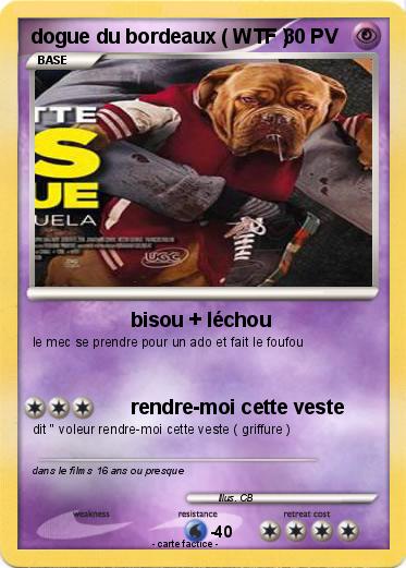 Pokemon dogue du bordeaux ( WTF )