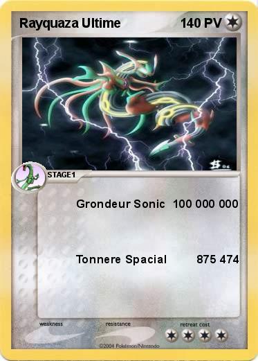 Pokemon Rayquaza Ultime
