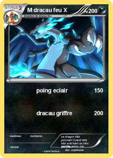 Pokemon M dracau feu X
