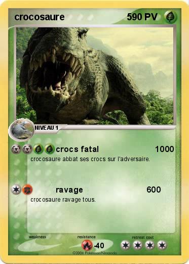 Pokemon crocosaure                        5