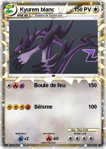 Pokemon Kyurem blanc