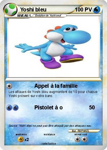 Pokemon Yoshi bleu