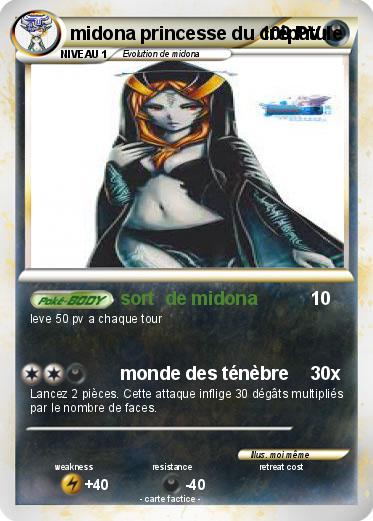 Pokemon midona princesse du créputule