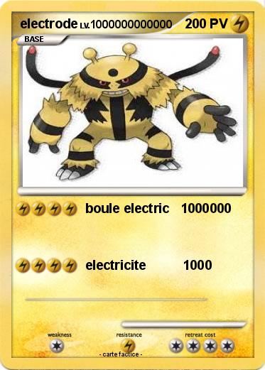 Pokemon electrode