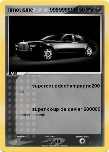 Pokemon limousine           999999999 