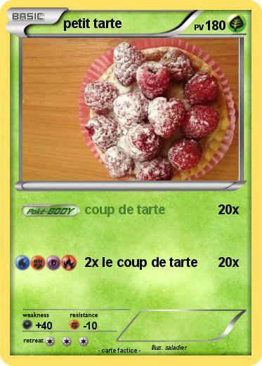 Pokemon petit tarte