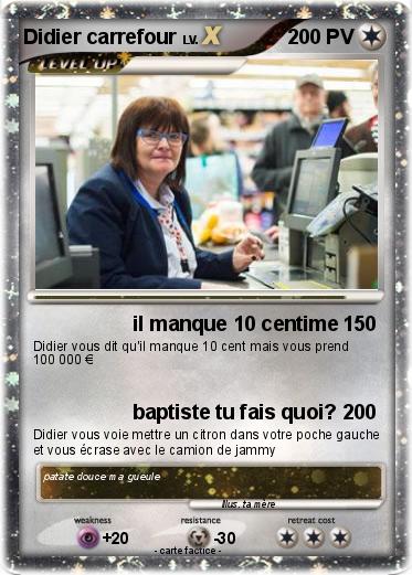 Pokemon Didier carrefour