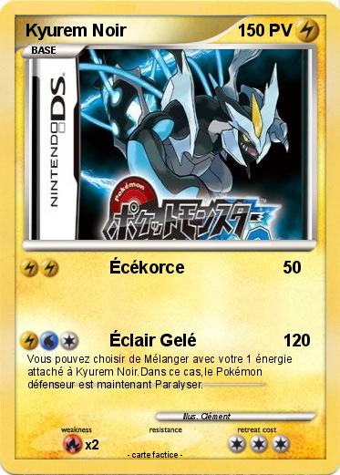 Pokemon Kyurem Noir