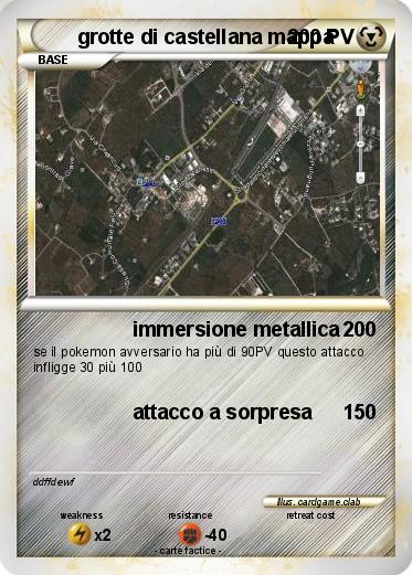 Pokemon grotte di castellana mappa
