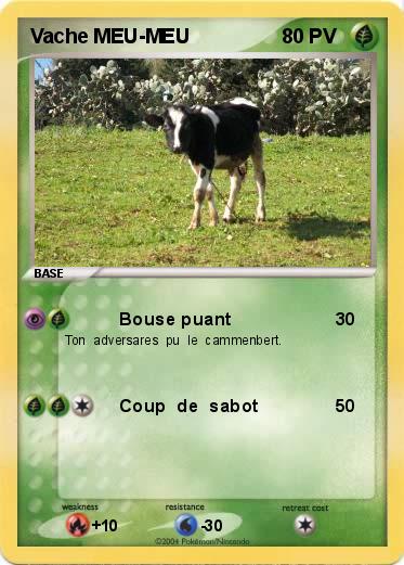 Pokemon Vache MEU-MEU