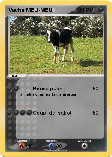 Pokemon Vache MEU-MEU
