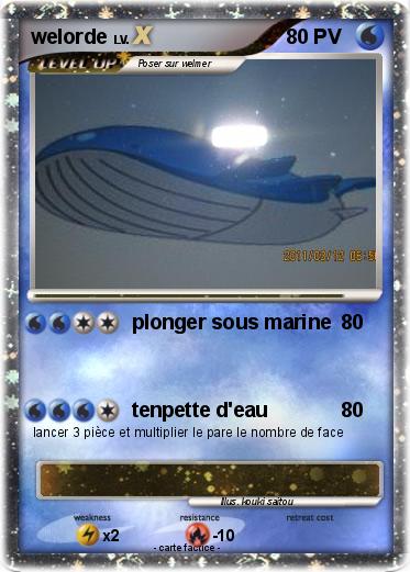 Pokemon welorde