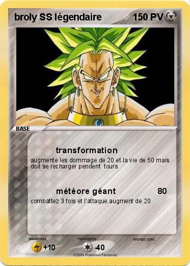 Pokemon broly SS légendaire