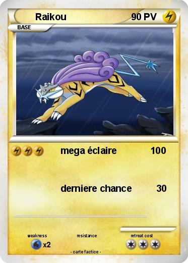 Pokemon Raikou