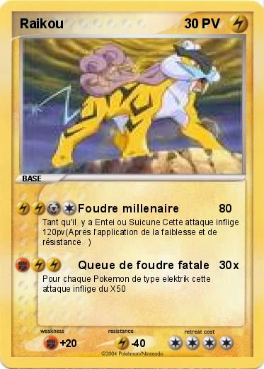 Pokemon Raikou