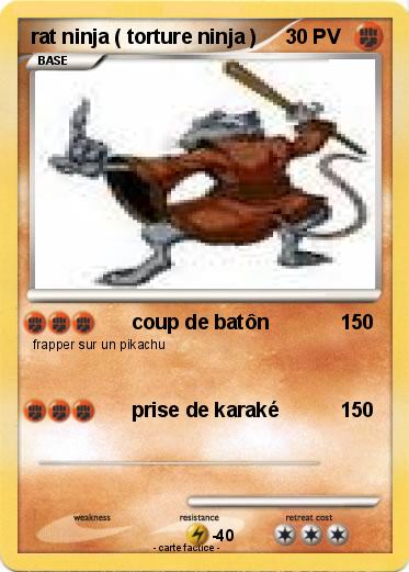 Pokemon rat ninja ( torture ninja )