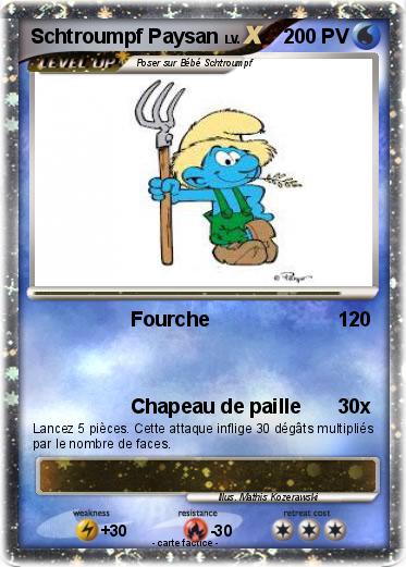 Pokemon Schtroumpf Paysan