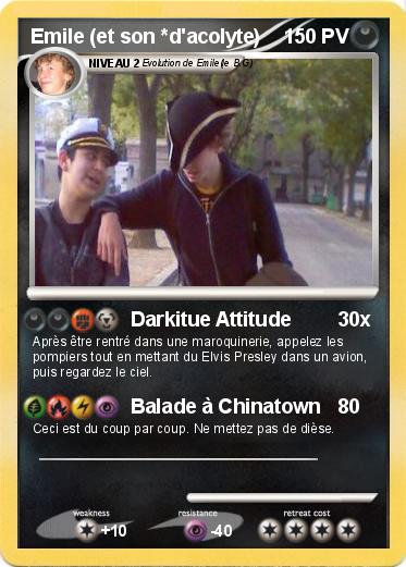 Pokemon Emile (et son *d'acolyte)