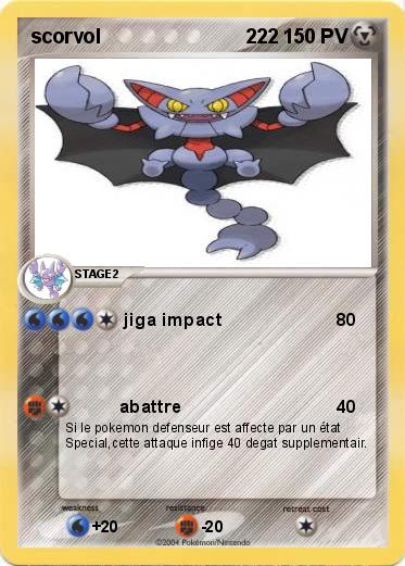 Pokemon scorvol                          222    