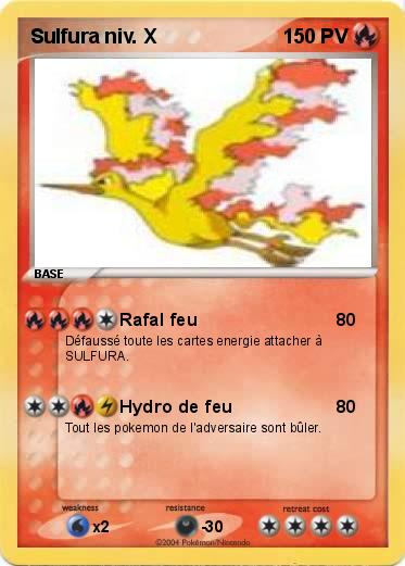 Pokemon Sulfura niv. X