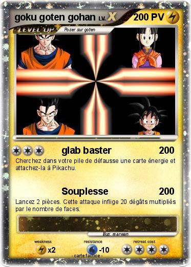 Pokemon goku goten gohan