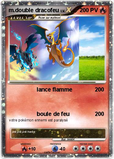 Pokemon m.double dracofeu