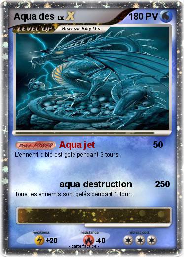 Pokemon Aqua des