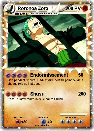 Pokemon Roronoa Zoro