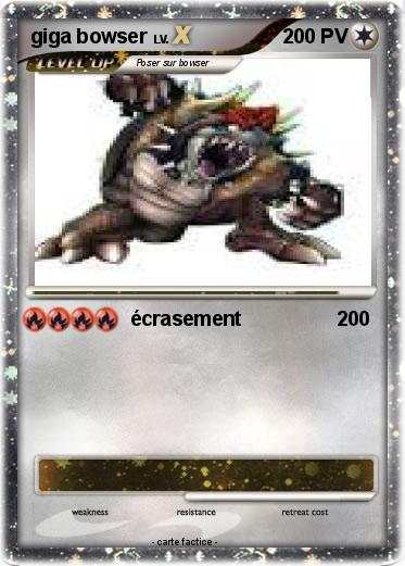 Pokemon giga bowser