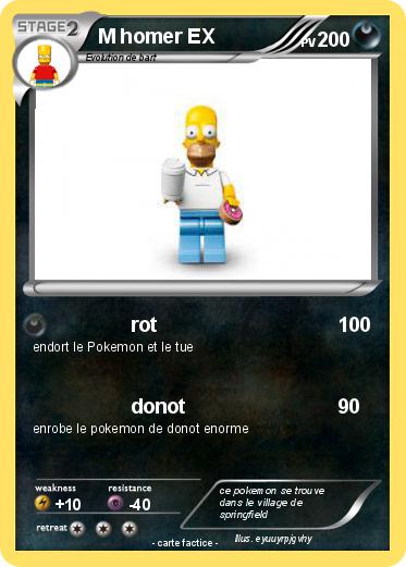 Pokemon M homer EX