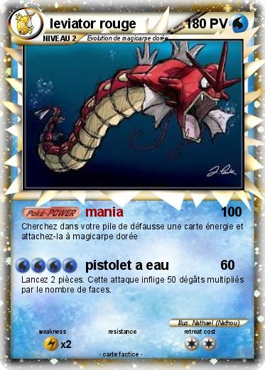 Pokemon leviator rouge